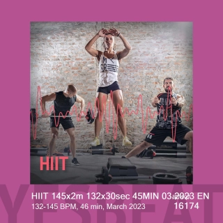 HIIT 145x2m 132x30sec 45MIN 03.2023 EN